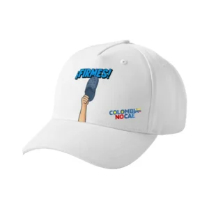 Gorra Blanca Oficial de Colombia No Cae